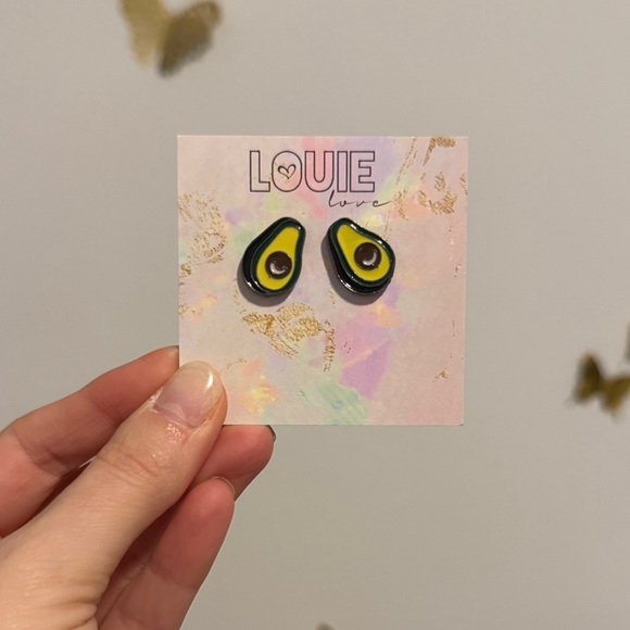 louie love Jewelry - Avocado Earrings